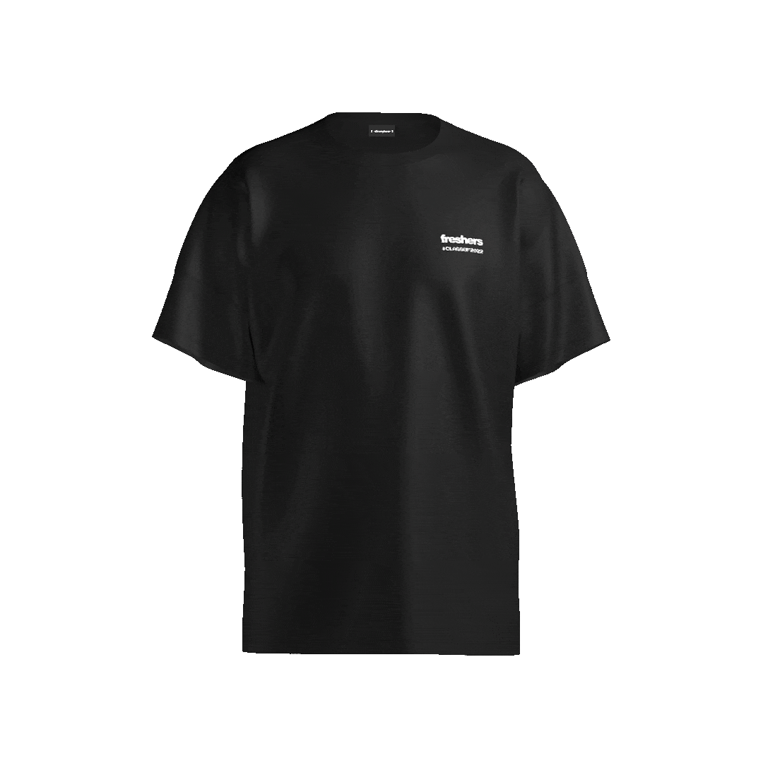 Free Freshers' 22 Tee ( Black ) *Rules Apply*